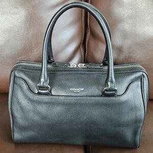 COACH Legacy Haley Leather Satchel No. 23574 - Black